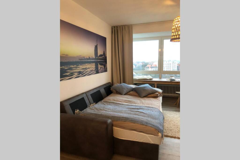 Yachtpanorama Weser Und Yachthafenblick 1 Zi 7Og Bremerhaven Exterior photo